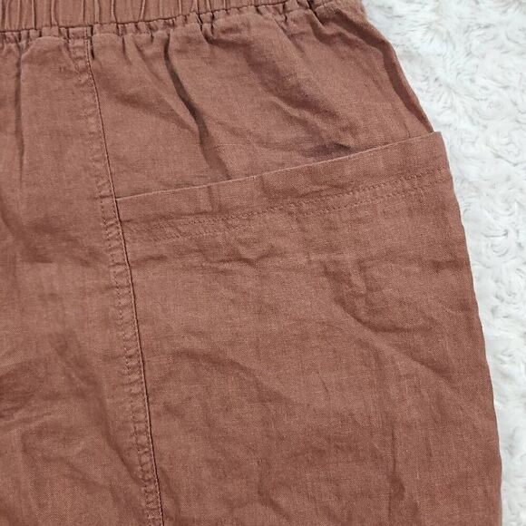 Athleta Cabo Linen 4" Short womens Size 22 Hearth Rose Lounge Summer NWOT - Picture 4 of 8
